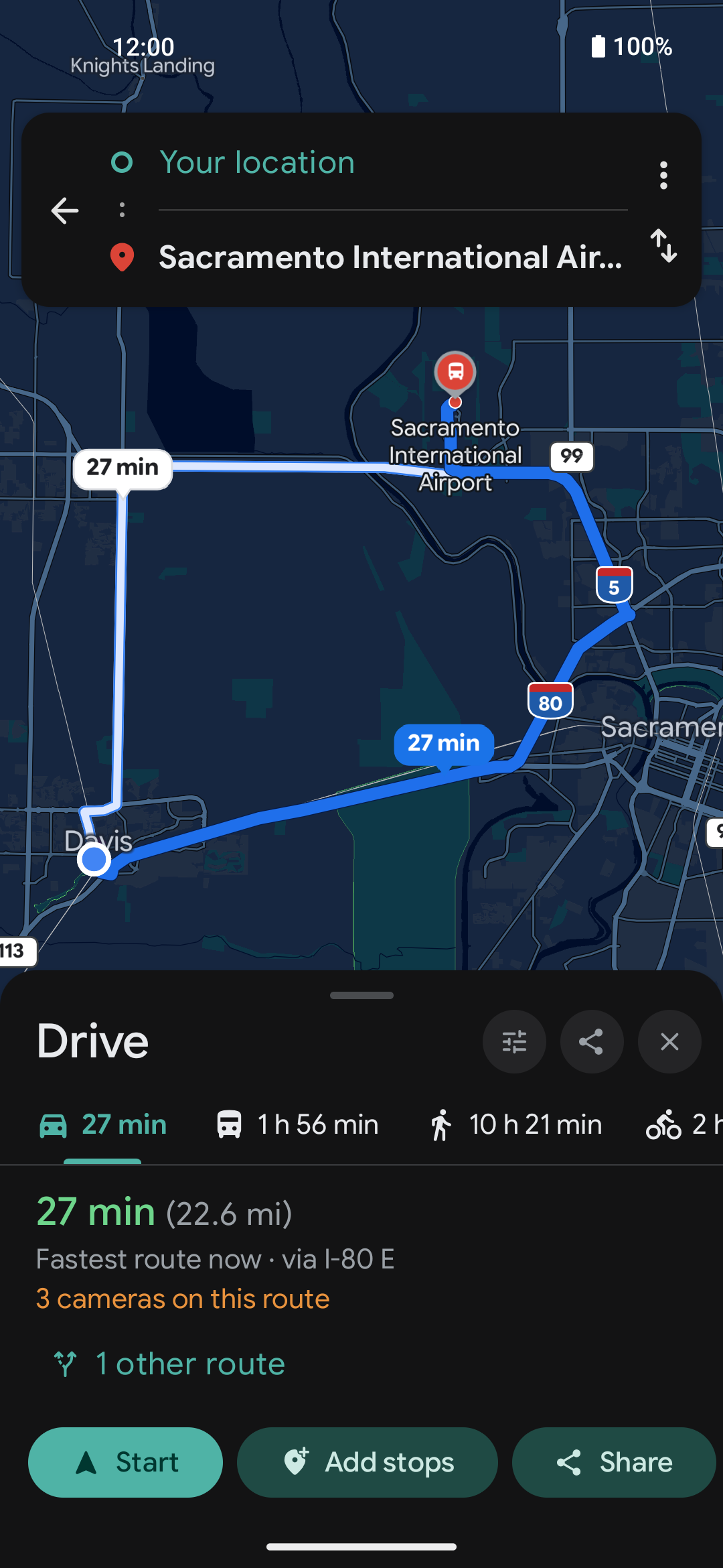 Route Options